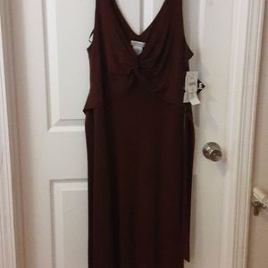 New K & Company Brown dress size 12
